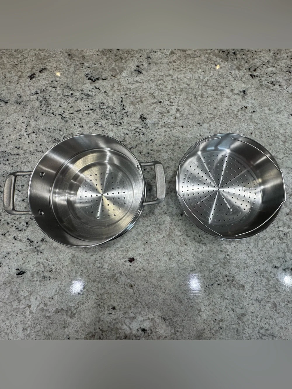 Stainless Steel Two-Piece Pasta/Steam Insert Set - Member’s Mark